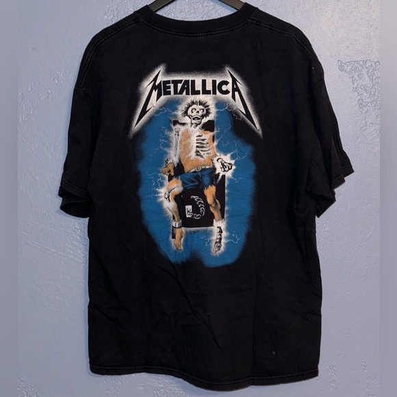 Metallica Ride the Lightning double sided graphic T size XXL - Picture 2 of 5